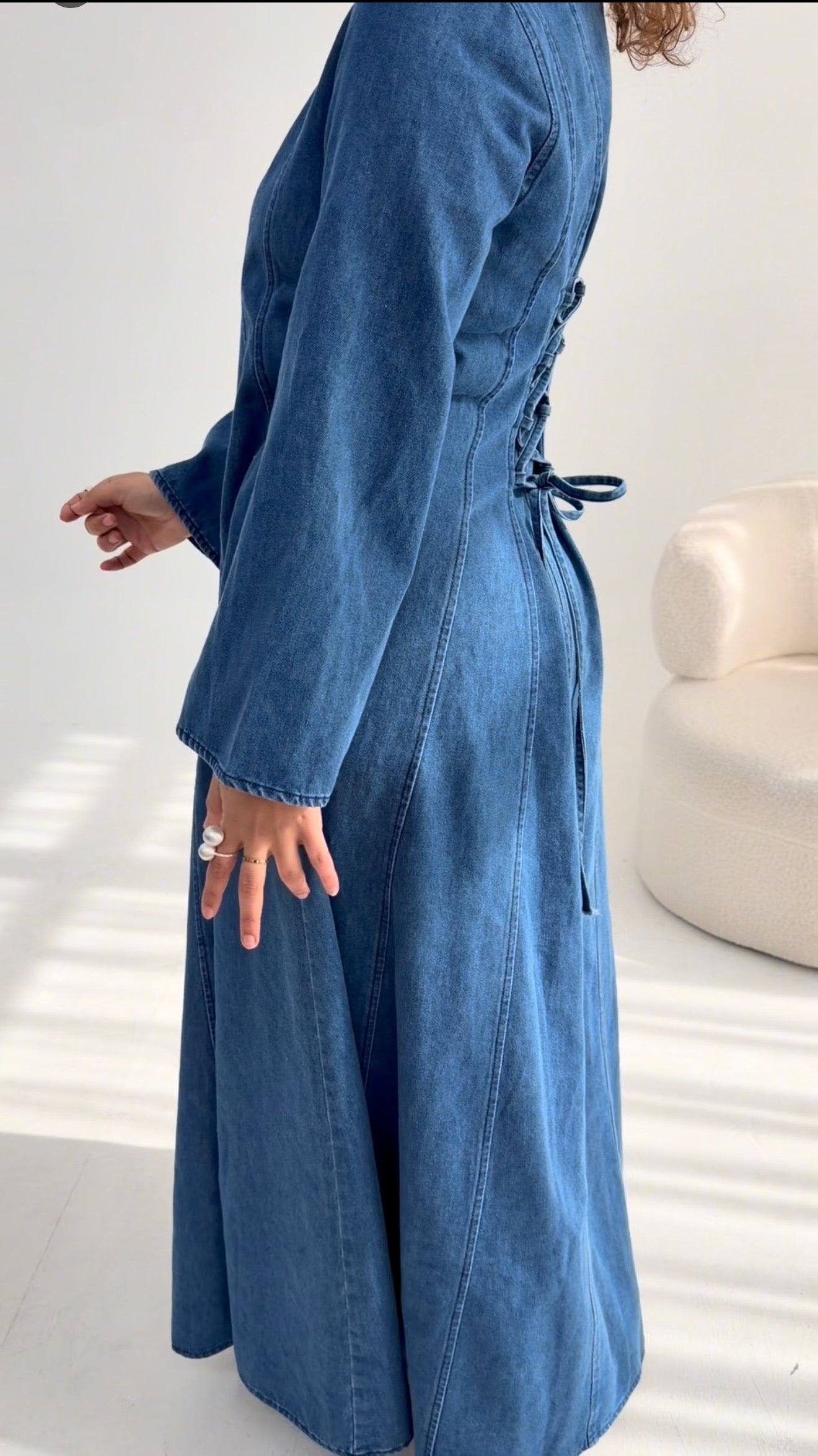 Denim dress