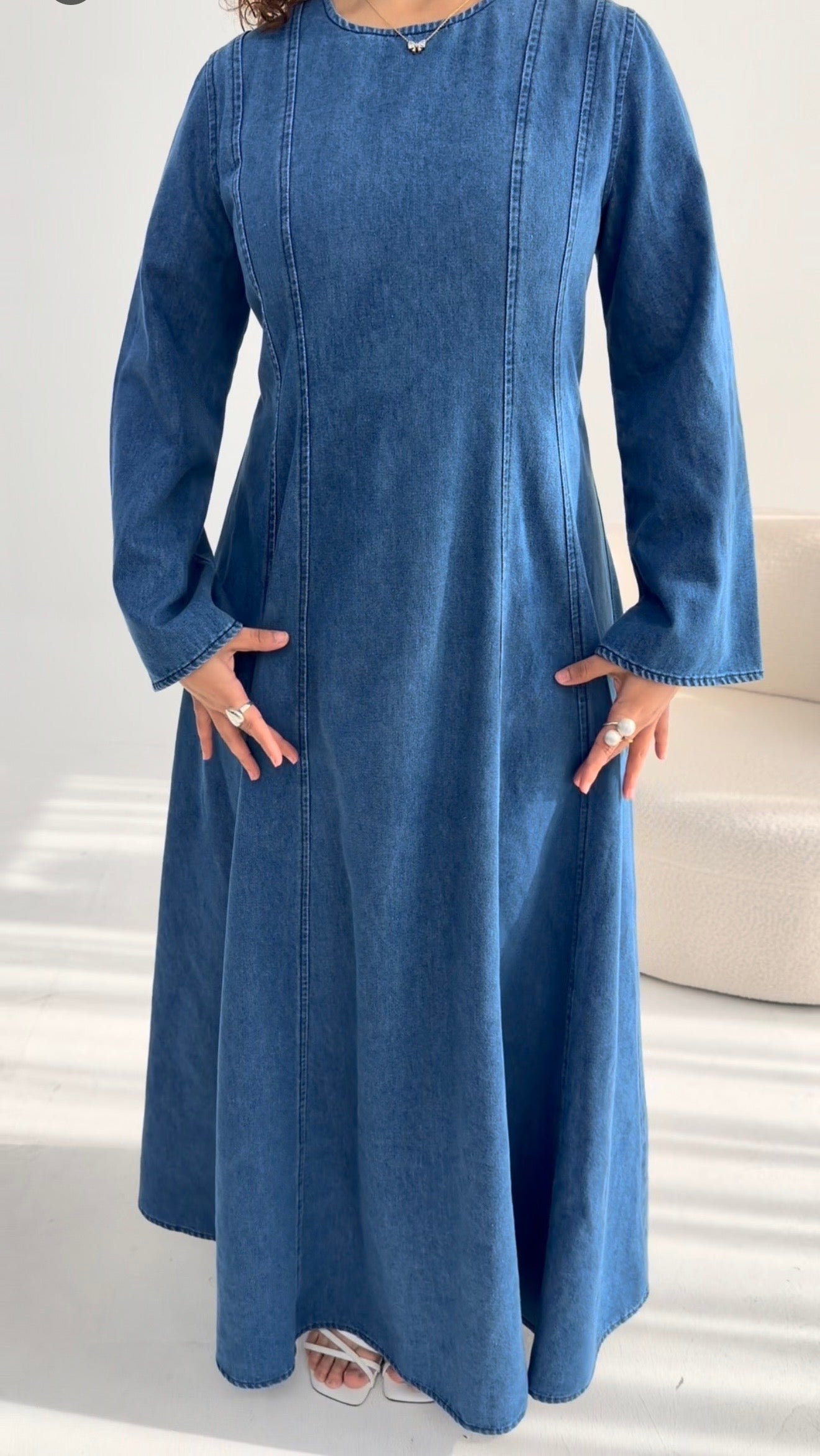 Denim dress