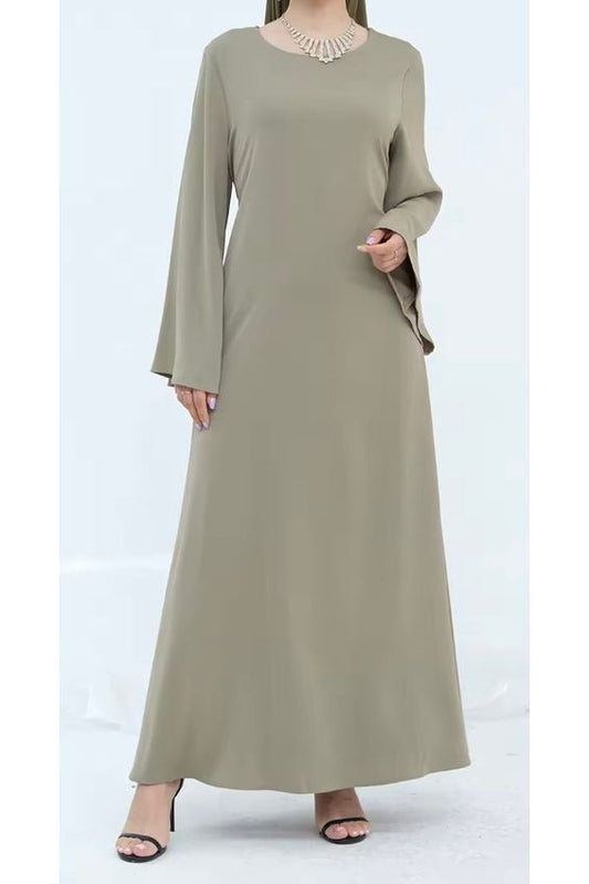 Satin Tie Abaya