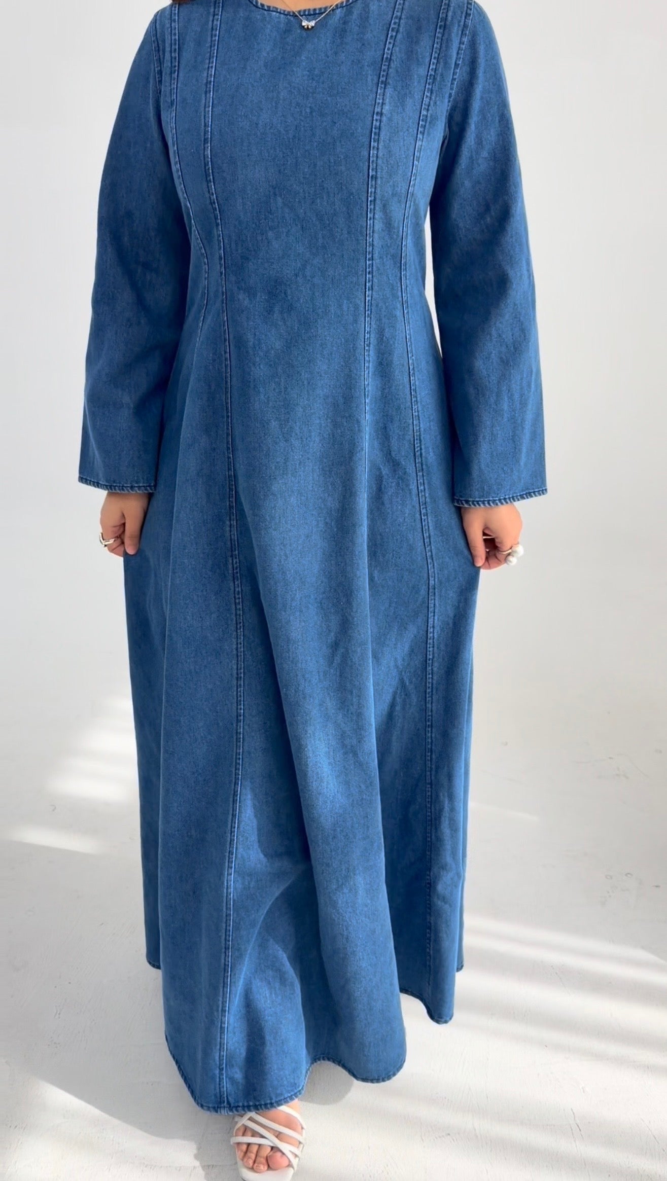 Denim dress